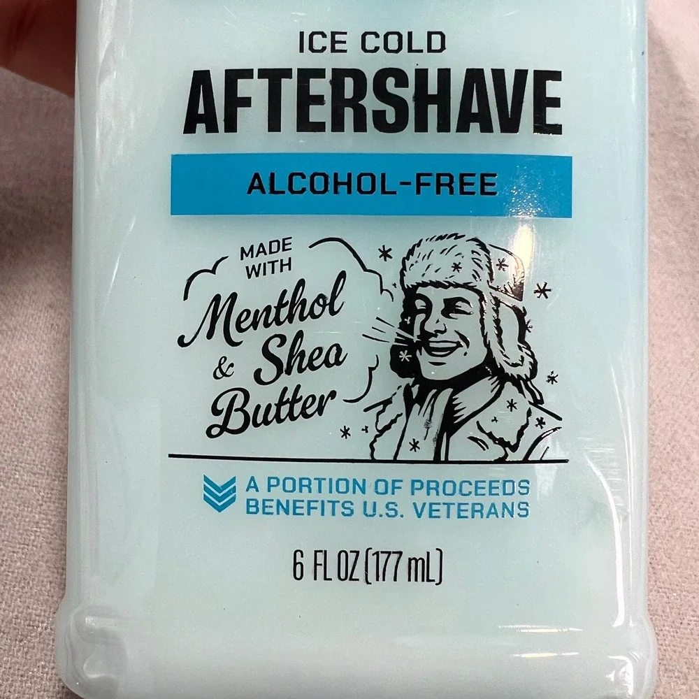 Duke Cannon Ice Cold Aftershave Menthol Shea Butter Alcohol Free 6oz 5 Packs